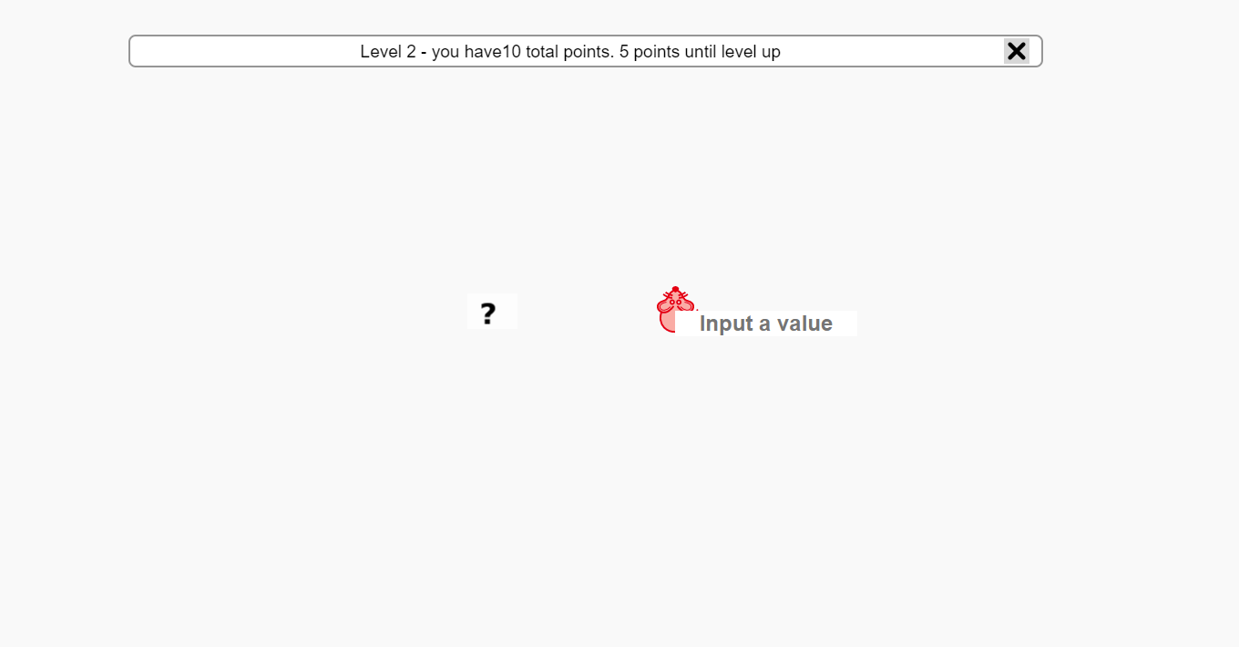 Ear trainer program, created by student.